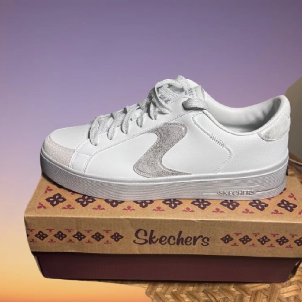 Skechers Vegan Memory Foam Sneakers - Picture 6 of 8